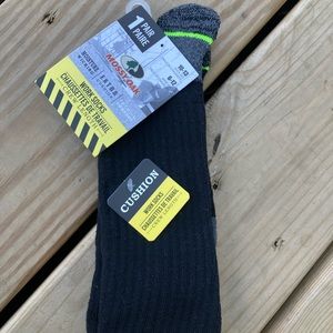 NWT Mossy Oak Extra Cushion Black Work Socks